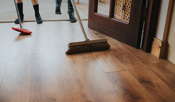 Cleaning and Care: WPC Laminate Flooring